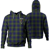 Clan Colquhoun Modern Tartan Hoodie Crest WIP3HWAJ-1 Colquhoun Modern Tartan Hoodies